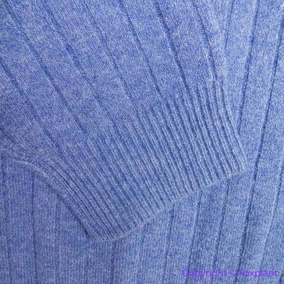 NEW Madewell Donegal dowden Henley Sweater in‎ Coziest Yarn, blue, 2X - Picture 8 of 16
